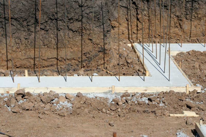 House Footing Construction in Fredericksburg, VA